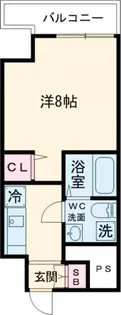 ラシーヌ宿院【10階】の間取り