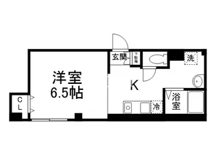 清風ハイツ【2階】の間取り