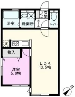 シャンテ・T【1階】の間取り