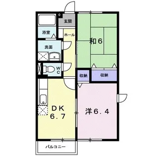 プレミールEstII【2階】の間取り