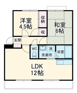 SUNハイツ【2階】の間取り
