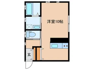 ウエスト明石【1階】の間取り