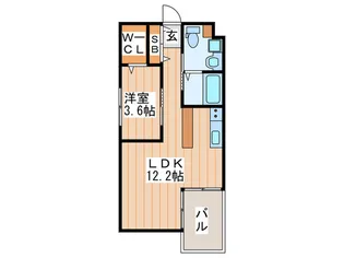 Regalia【3階】の間取り