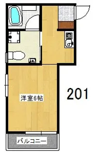 For U【2階】の間取り