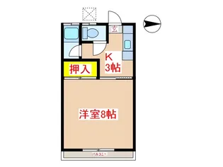 ブルーハイツ【1階】の間取り