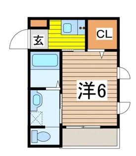 アリスト川口【1階】の間取り