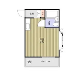 ニューハトリコーポIII【3階】の間取り