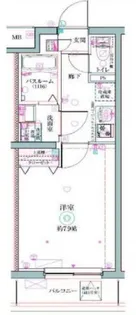 クレヴィスタ立石II【4階】の間取り
