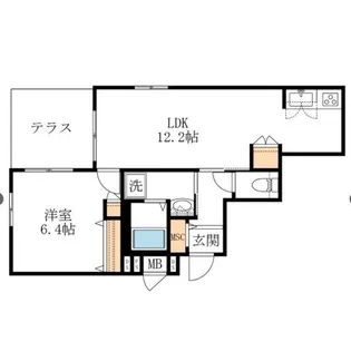 Malma Kugenuma【1階】の間取り