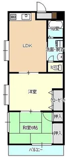 ジュネス市川【2階】の間取り