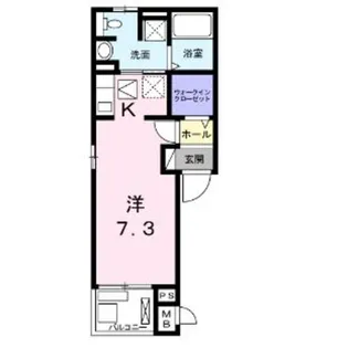 エムズレジデンス【1階】の間取り