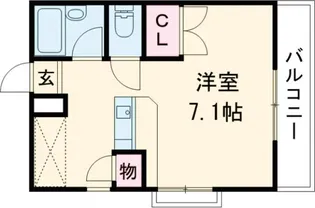 オーブドゥ松葉【1階】の間取り
