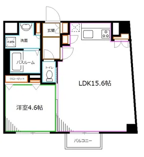 東京都杉並区下井草2【マンション】の間取り