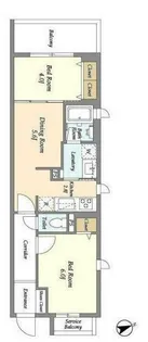 アプリーレ南荻窪【1階】の間取り