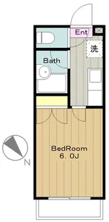 1Kの間取り画像