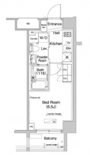 プラウドフラット大森III【3階】の間取り