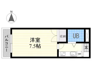 桜ヶ丘小野ビル【3階】の間取り