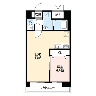 新潟県新潟市中央区本町通5番町【マンション】の間取り