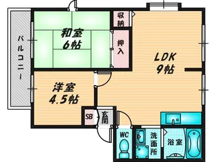 サンガーデンカレン【2階】の間取り
