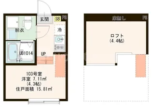 グラン竹ノ塚【1階】の間取り