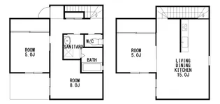 愛知県名古屋市熱田区横田2【一戸建】の間取り