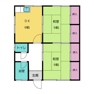 岐阜県大垣市林町7【一戸建】の間取り
