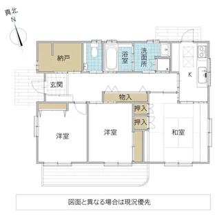 茨城県那珂市菅谷【一戸建】の間取り