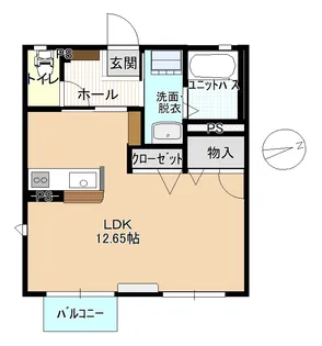 風みどりハウス【1階】の間取り