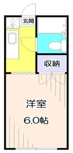 ルミネ河辺【1階】の間取り