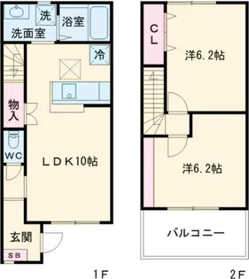 茨城県鉾田市新鉾田1【一戸建】の間取り