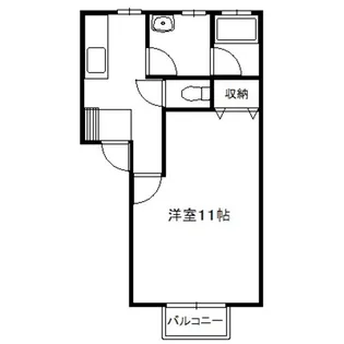 ピュアハイツ【2階】の間取り