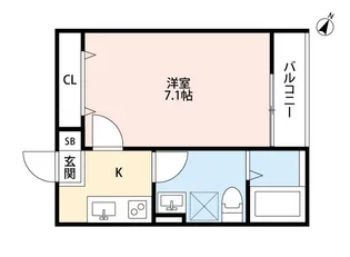 埼玉県蕨市錦町5【アパート】の間取り
