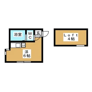 ユナイト追浜カタルーニャ【1階】の間取り