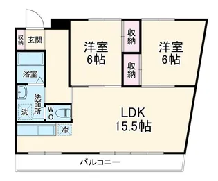 サンハイツ大和第3【3階】の間取り