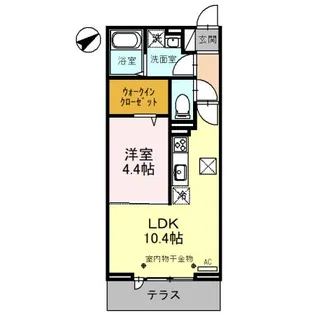 クレールK【3階】の間取り