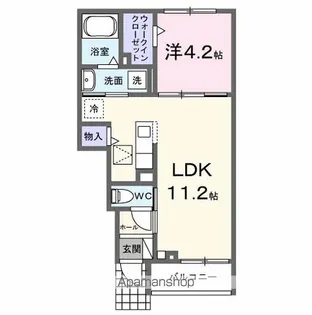 パリセード ヒルズ【1階】の間取り