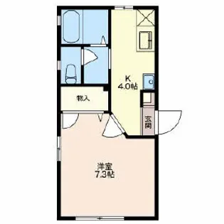 サントレー藤山【1階】の間取り