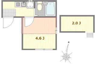レットイットビー【3階】の間取り
