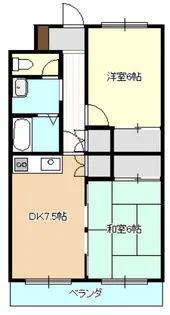 メゾン城南【3階】の間取り