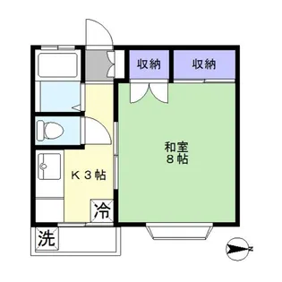 SKコーポ【2階】の間取り