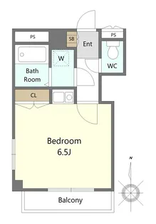 Kフラット【2階】の間取り