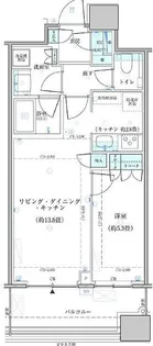 東京都中央区勝どき4【マンション】の間取り