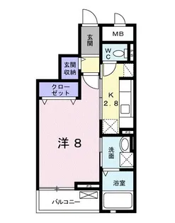 パストラール ガーデン【3階】の間取り