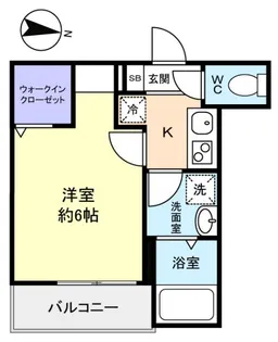 MELDIA八千代台北1丁目B【2階】の間取り