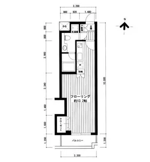 広尾レジデンスA棟【2階】の間取り