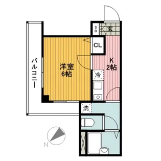 シェルターハウス【2階】の間取り