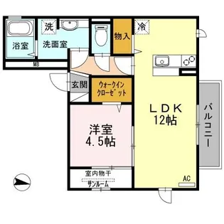 エルマーナ B棟【3階】の間取り