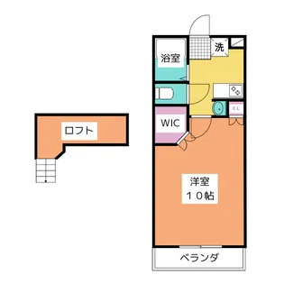 メゾンプラネットB【2階】の間取り