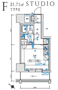 レグゼ 横濱関内【6階】の間取り