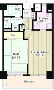 フォーレスト中村橋【6階】の間取り